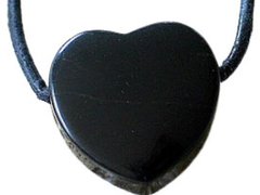 Pandantiv inima din piatra semipretioasa Onix